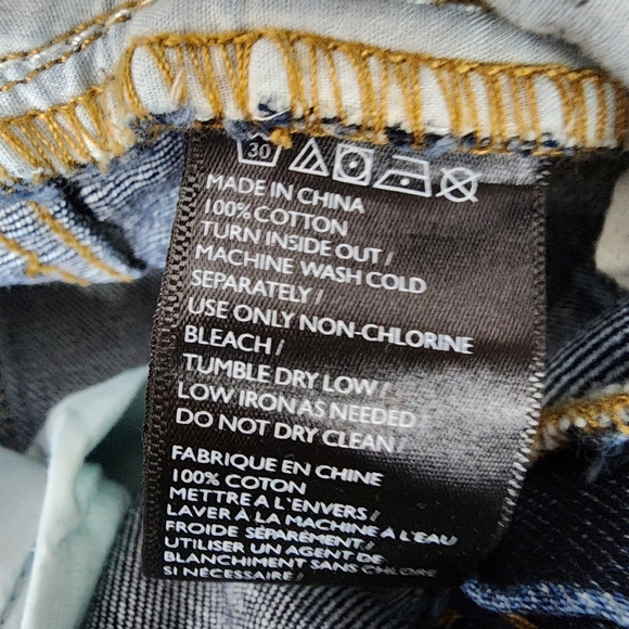 Urban Outfitters BDG Wide Leg Jeans High Waist Dark Wash Size 29 Skater - Picture 12 of 14